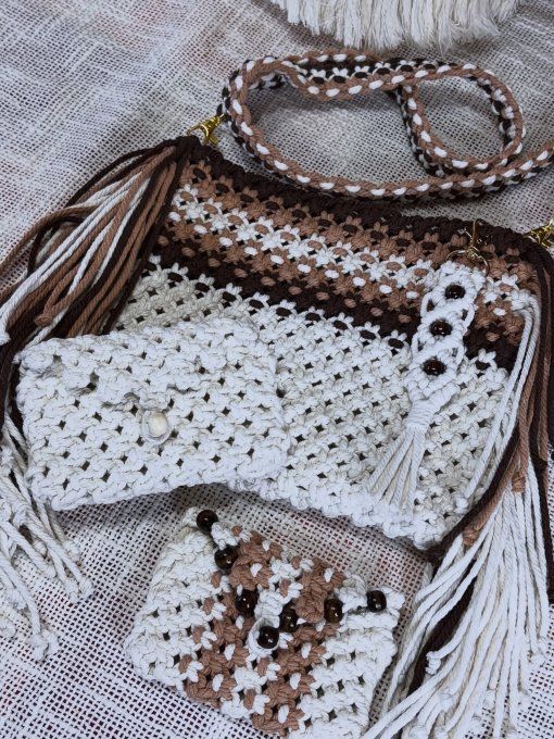 Sac bohème en Macramé, Nomade douceur