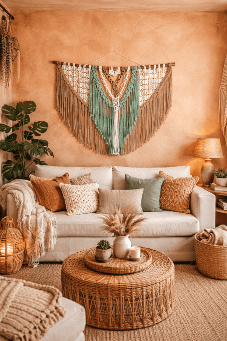 Tenture murale Terre et Sauge MELYAN