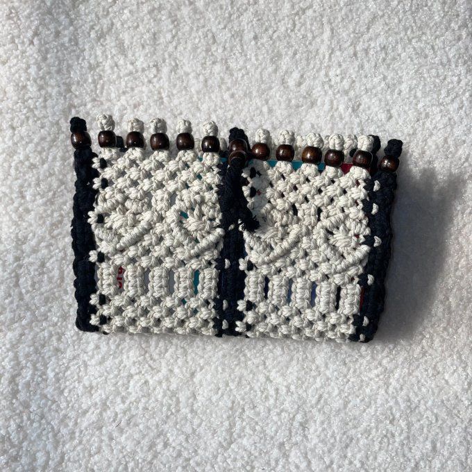 Pochette livre de poche en Macramé modèle Lyra LireMuze