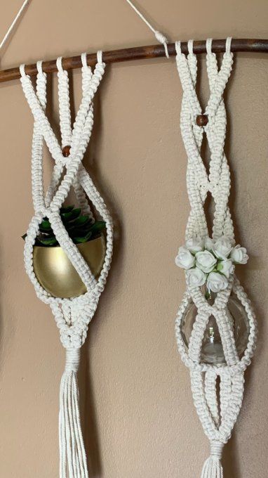 Suspension murale porte-fleurs MELYFLOR