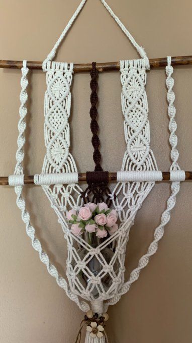 Tenture murale porte-fleurs MELYFLOR
