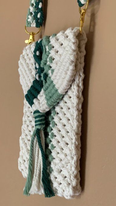 Petit sac en macramé modèle Forêt