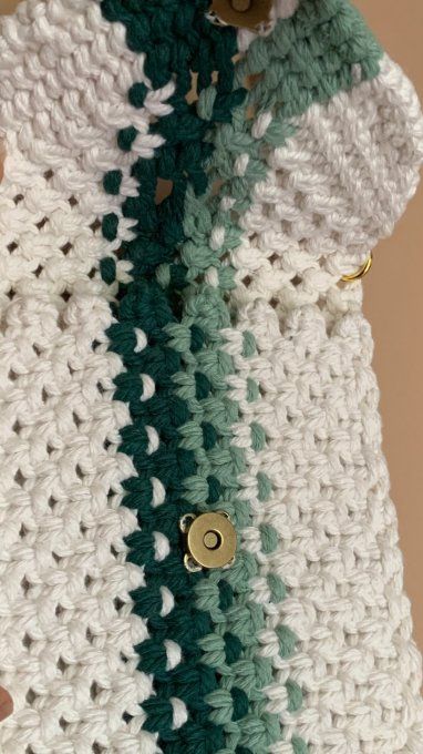 Petit sac en macramé modèle Forêt