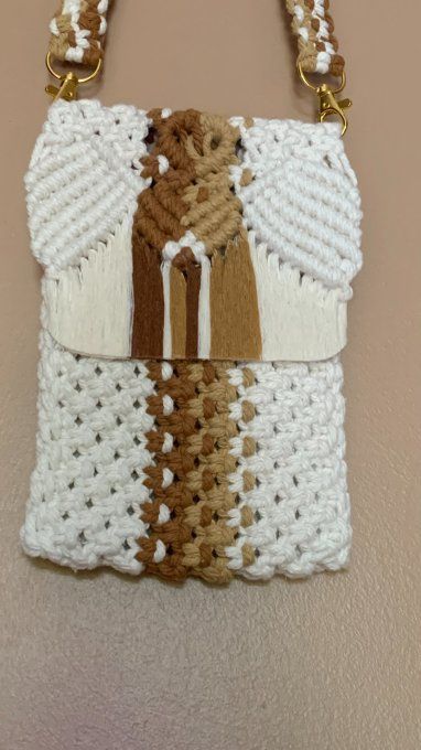 Petiti sac en Macramé modèle Soleil Nomade