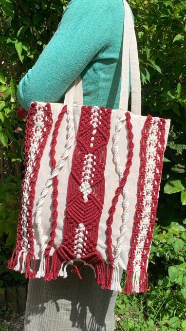 Tote bag harmonie tissée TESSALYA