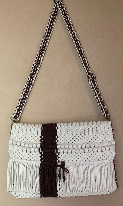 Sacoche pour ordinateur en Macramé, Urban Laptop.