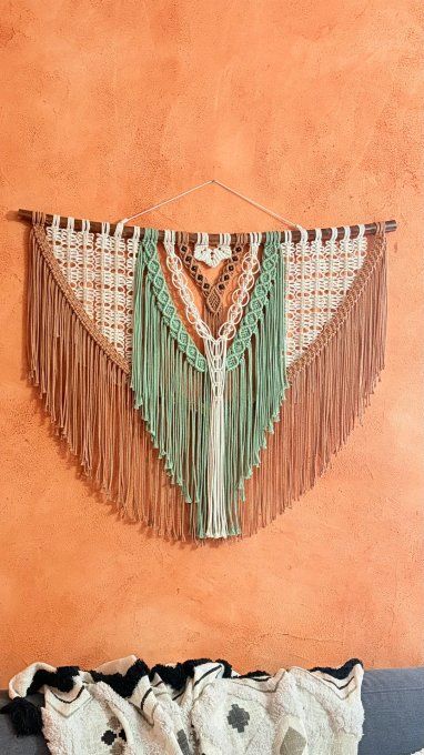 Tenture murale Terre et Sauge MELYAN