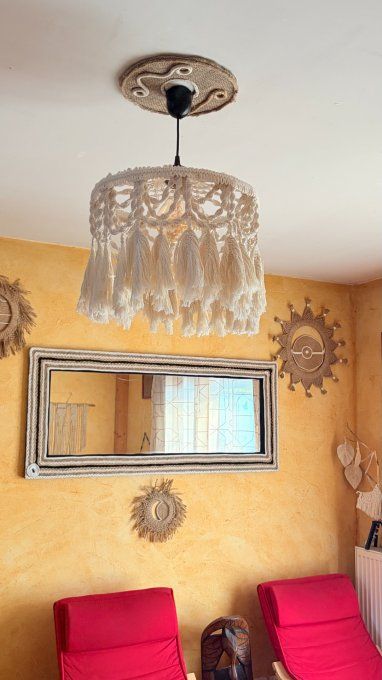 Suspension luminaire feuilles de lumière ATHEA