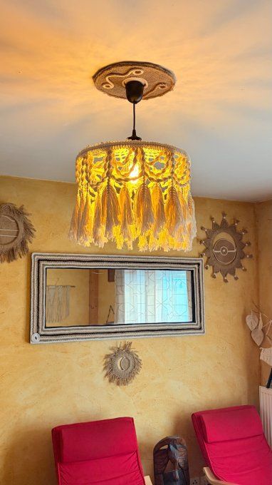 Suspension luminaire feuilles de lumière ATHEA