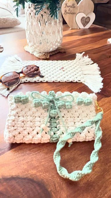 Pochette en macramé, Douce Escapade