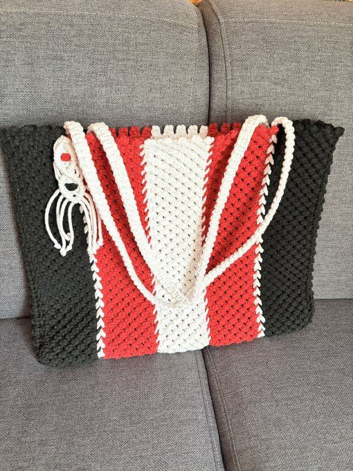 Sac cabas en macramé fait main MAYANE