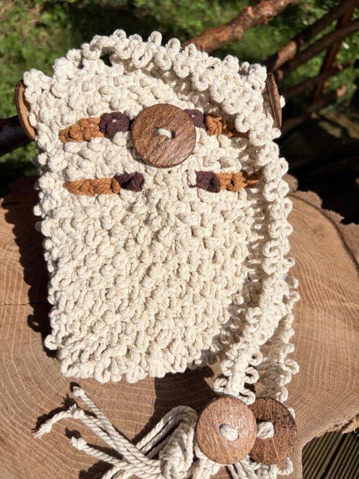 Sac macramé Bouloche, Coton et Coco