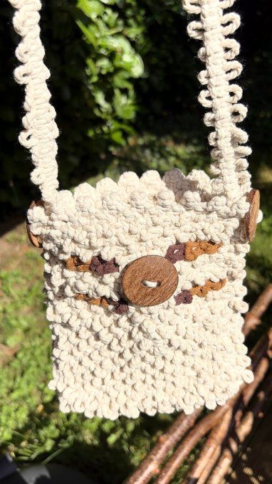 Sac macramé Bouloche, Coton et Coco