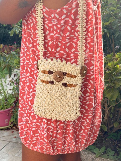 Sac macramé Bouloche, Coton et Coco