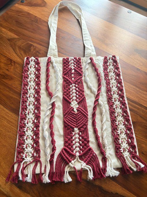 Tote bag harmonie tissée TESSALYA