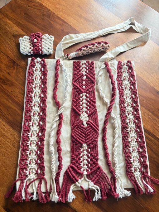 Tote bag harmonie tissée TESSALYA
