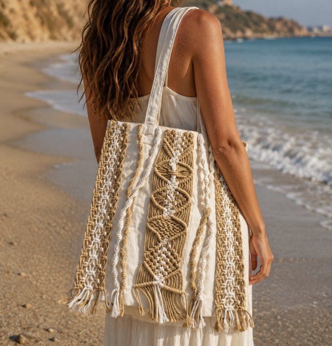 Tote bag Harmonie tissée TESSALYA