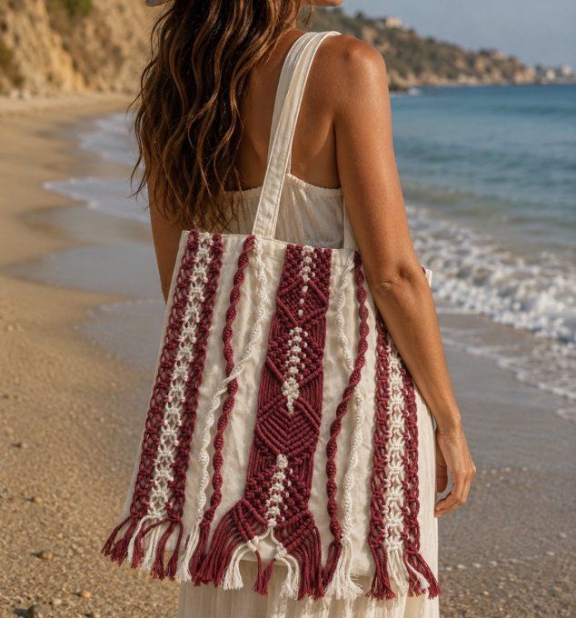 Tote bag harmonie tissée TESSALYA