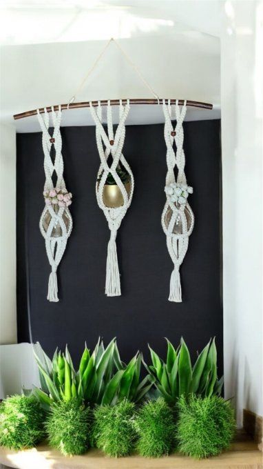 Suspension murale porte-fleurs MELYFLOR