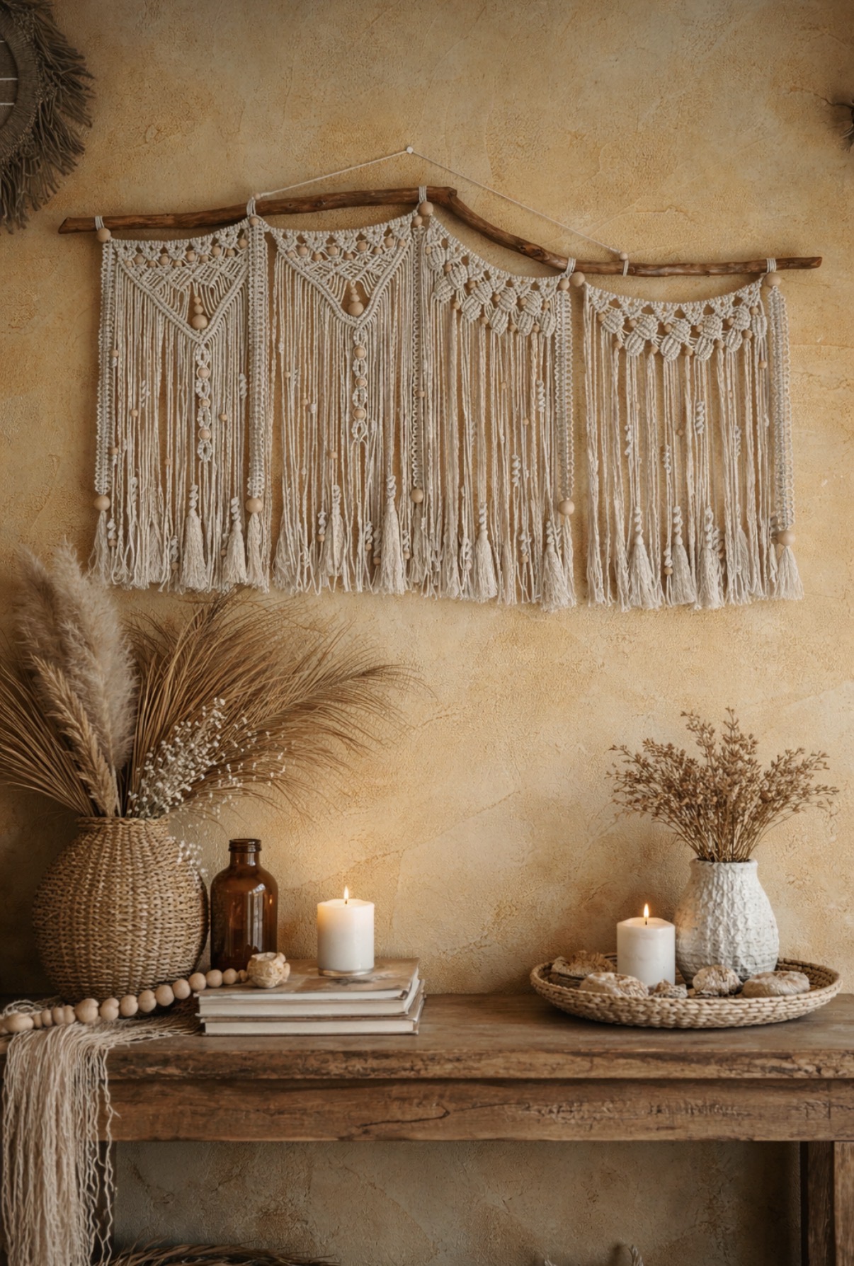 Imaginez... votre intérieur transformé par une pièce en macramé...